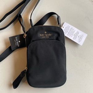 Kate Spade Black phone Crossbody